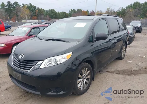 2015 Toyota Sienna Le 7 Passenger from USA, damaged, VIN 5TDJK3DC7FS117617